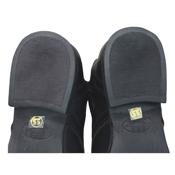 Steve Madden Troopa Black Leather Combat Boots Women Size 5.5 NWOB - Picture 10 of 10